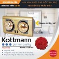 ĐÈN SƯỞI KOTTMANN 2 BÓNG VÀNG K2B-NV