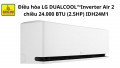 Điều hòa LG DUALCOOL Inverter 2 chiều 24.000BTU IDH24M1 – Thái Lan 